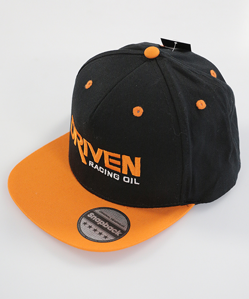 Driven Racing Oil Snapback Orange and Black | Anglo American Oil Company